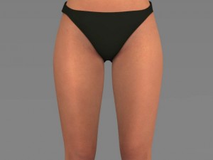 Young pretty girl 3D 모델