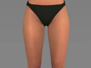 Young pretty girl 3D Model