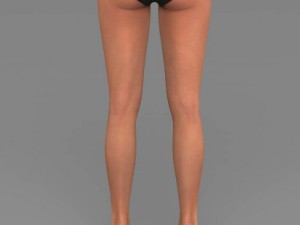 Young pretty girl 3D 모델