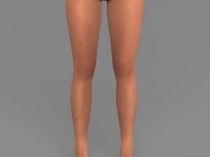 Young pretty girl 3D 모델