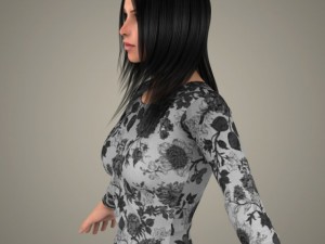 Realistic youngy girl 3D Model