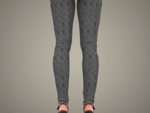 Realistic youngy girl 3D Model