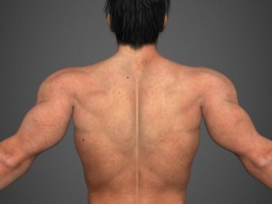 Realistic bodybuilder man 3D मॉडल
