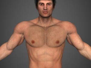 realistic bodybuilder male female Modelo 3D