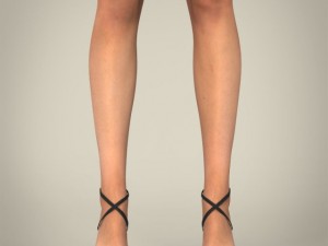 Realistic youngy female 3D Model