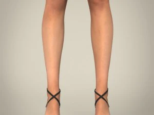 Realistic youngy female 3D Model