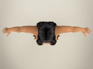 Realistic youngy female 3D Model