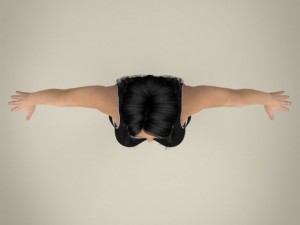 Realistic young teen girl Modelo 3D