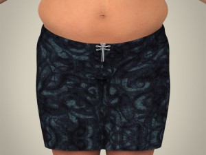 realistic fat man Modello 3D
