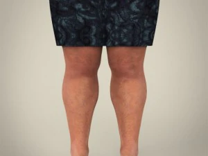 realistische dikke man 3D Model