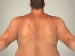 realistic fat man Modello 3D
