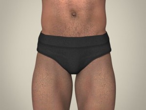 realistic african muscular male Modelo 3D