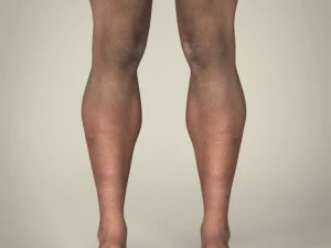 realistic african muscular male 3D Model