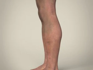 realistic african muscular male 3D Model