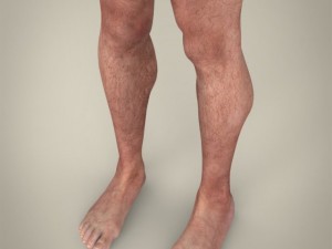 Realistic young asian man 3D Model