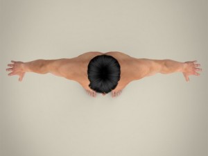 Realistic young asian man 3D Model