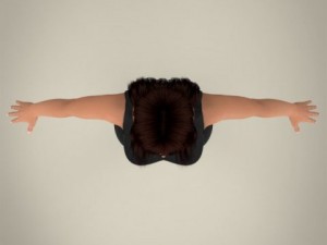 realistic young pretty lady 3Dモデル