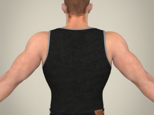 realistic handsome man 3Dモデル