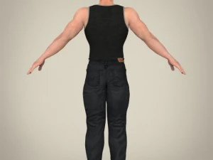 realistic handsome man 3D Model