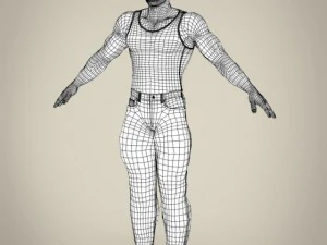 realistic handsome man 3D Model