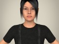 realistic beautiful teen girl 3D मॉडल