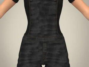 realistic beautiful teen girl 3D Model