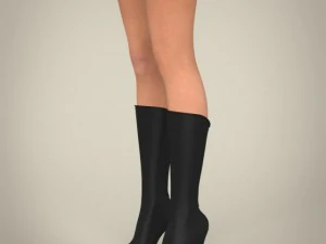 realistic beautiful teen girl 3D Model