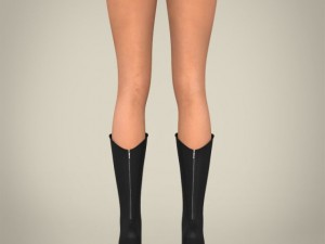realistic beautiful teen girl 3D-Modell
