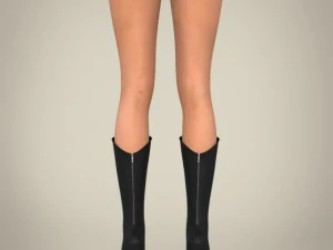 realistic beautiful teen girl 3D Model