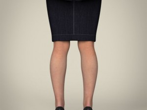 realistic old age woman 3D Модель