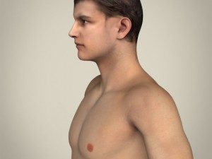 realistic young man Modelo 3D