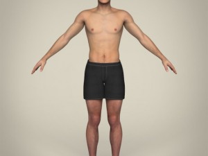 realistic young man Modelo 3D