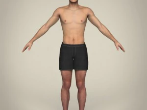 реалістичний молодий чоловік 3D Модель