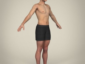 realistic young man Modelo 3D