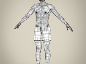 realistic young man Modelo 3D