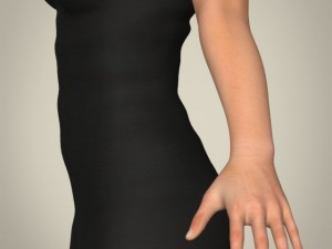 realisticy teen girl 3D Модель
