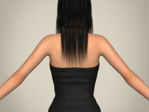 realisticy teen girl 3D Модель