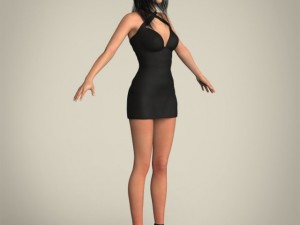 realisticy teen girl 3D Модель