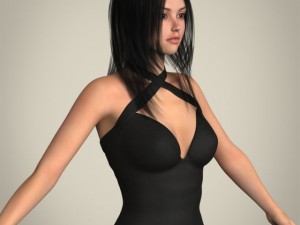 realisticy teen girl 3D Модель