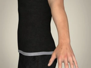 realistic young teen boy 3D Model