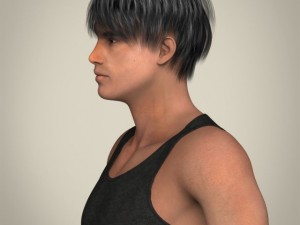 realistic muscular handsome guy 3D Model