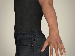realistic muscular handsome guy 3D Model
