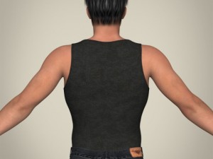 realistic muscular handsome guy 3D Model