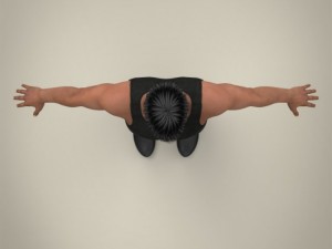 realistic muscular handsome guy 3D Model
