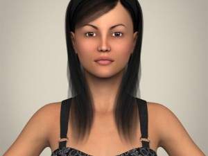 realistic pregnant woman Modello 3D