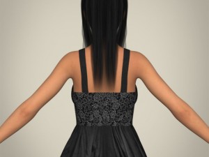 realistic pregnant woman 3Dモデル