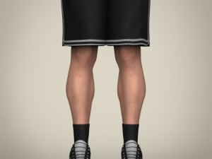 realistic male basketball player Modelo 3D