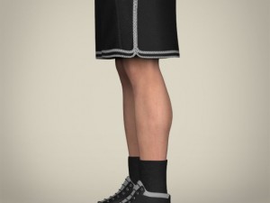 realistic male basketball player Modelo 3D