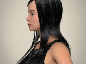 realistic cutey girl 3D-Modell