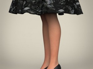 realistic cutey girl 3D-Modell